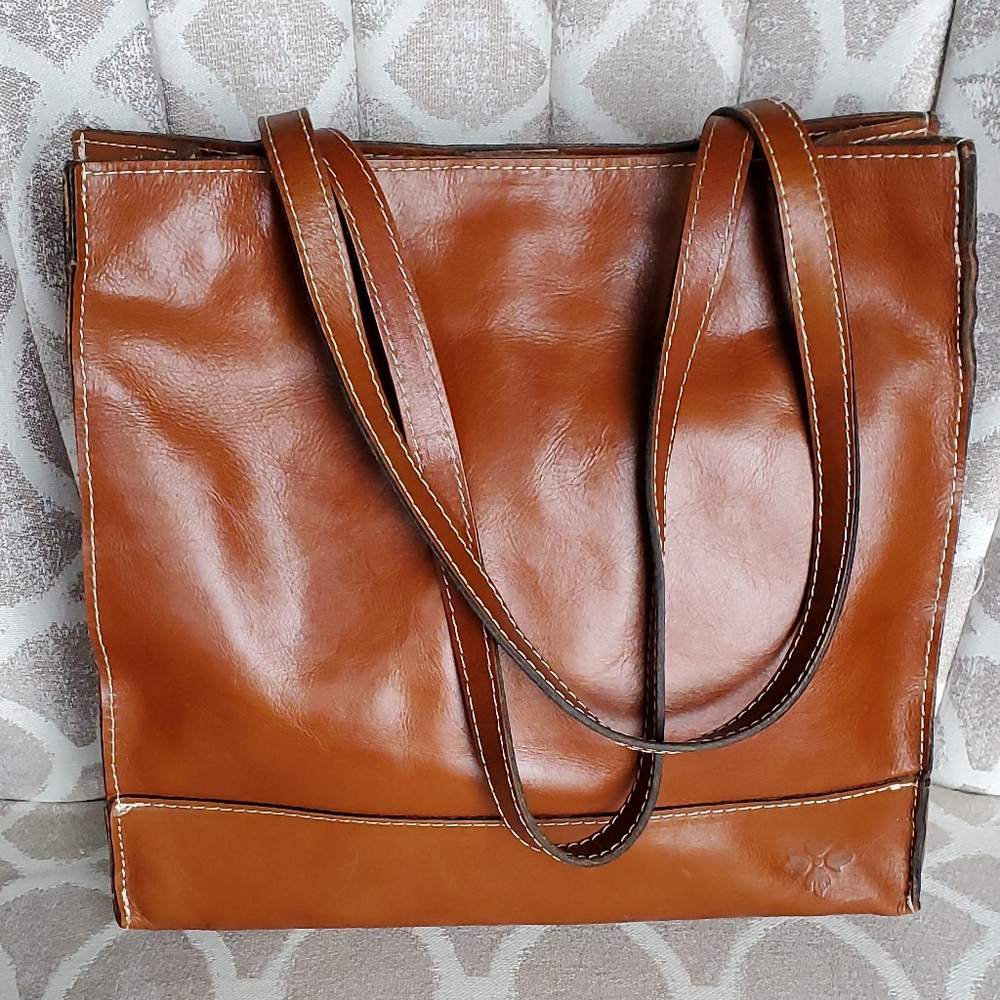Patricia Nash Toscano Tan Leather Tote
